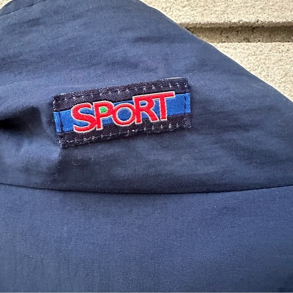 Vintage Dunbrooke Sport Castaway Yacht Club Sailing Jacket Blue Red Medium - Picture 12 of 13